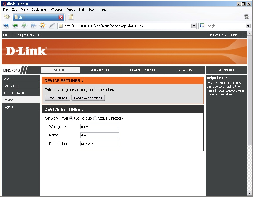 D-Link DNS-343