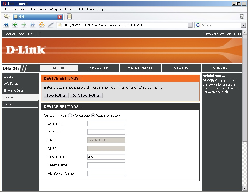 D-Link DNS-343