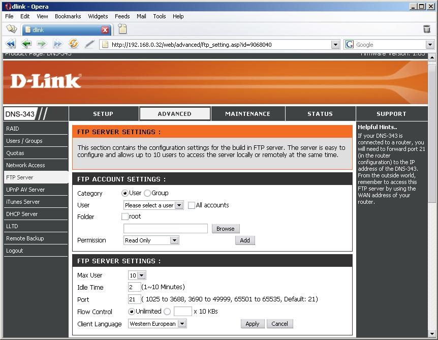 D-Link DNS-343