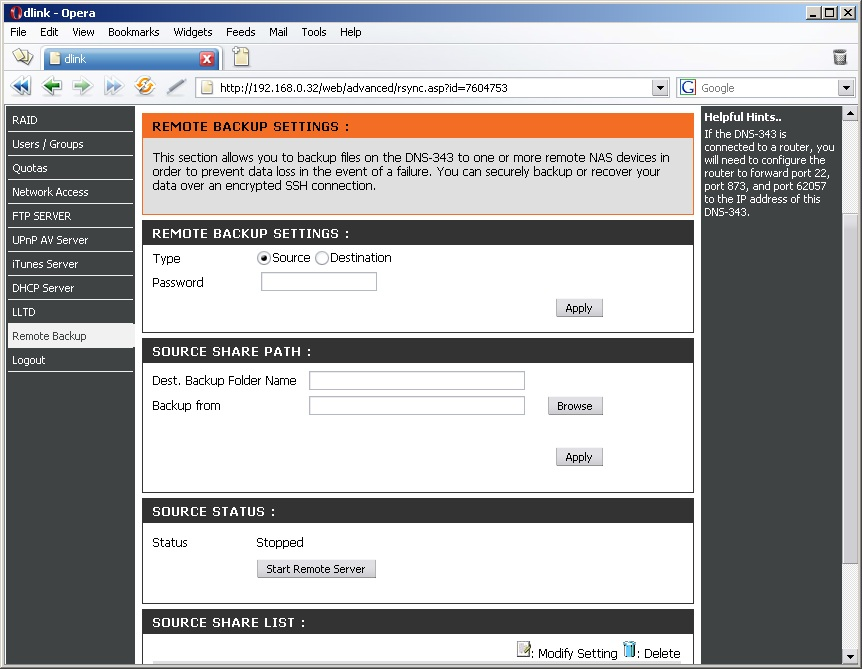 D-Link DNS-343