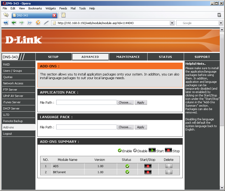 D-Link DNS-343