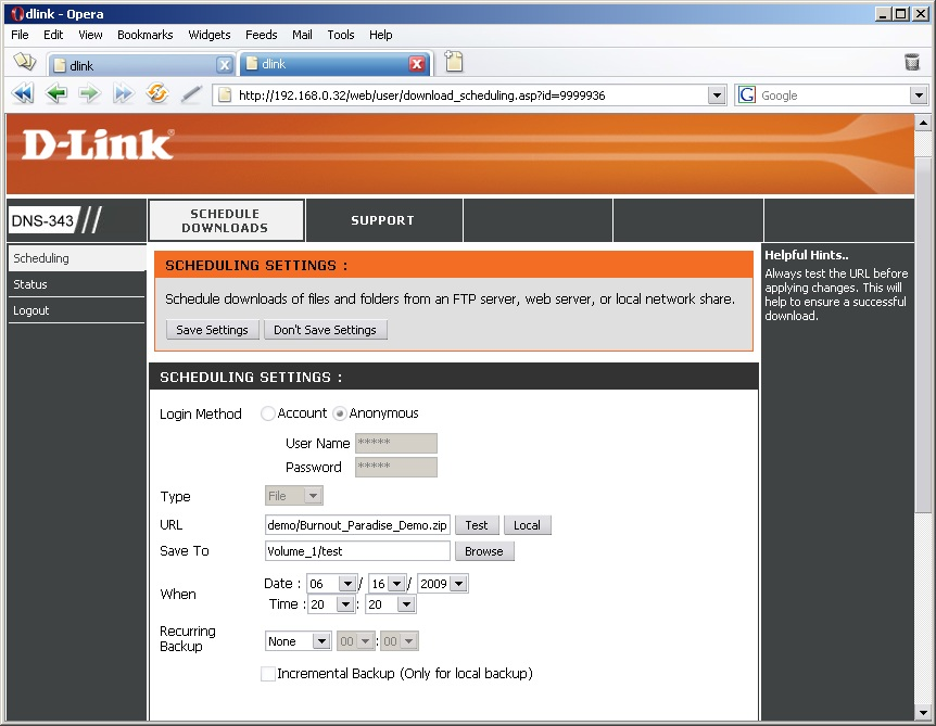 D-Link DNS-343