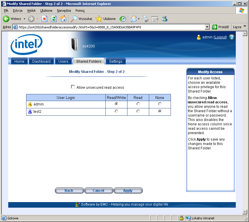 Intel SS4200-E