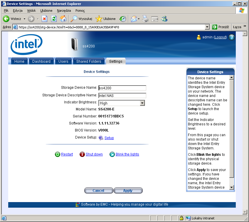 Intel SS4200-E