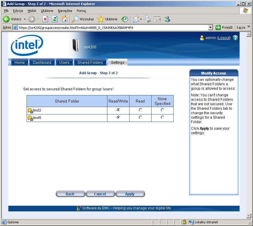 Intel SS4200-E