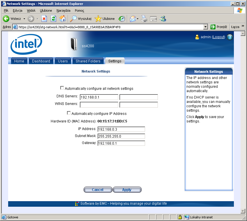 Intel SS4200-E