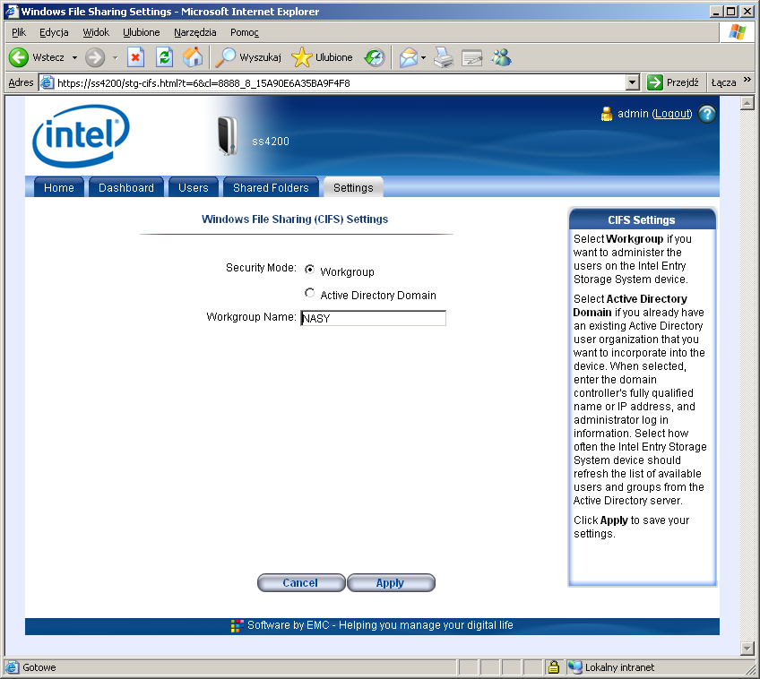 Intel SS4200-E