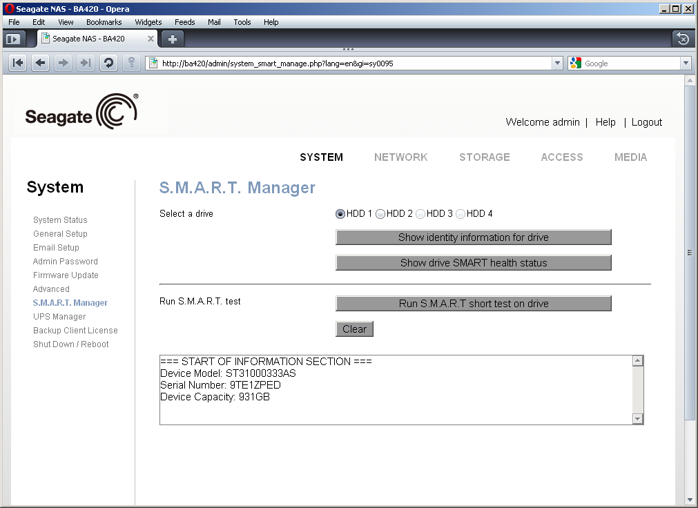 Seagate BlackArmor NAS 420