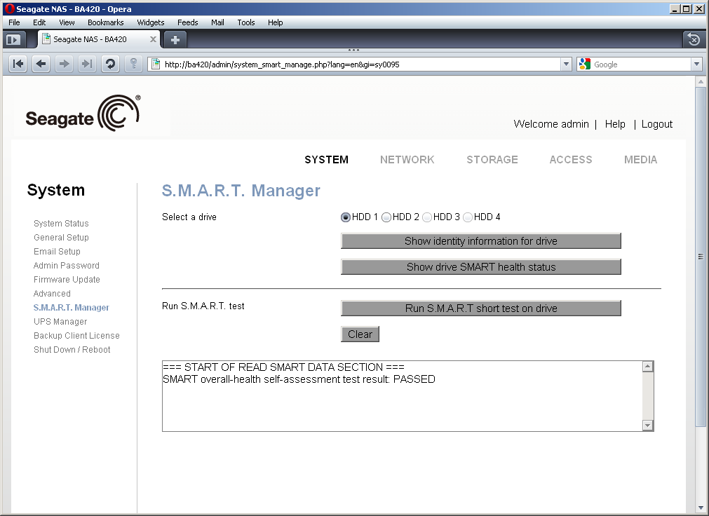 Seagate BlackArmor NAS 420