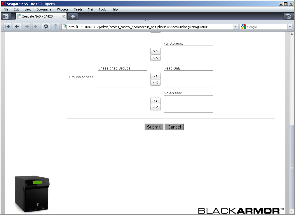 Seagate BlackArmor NAS 420