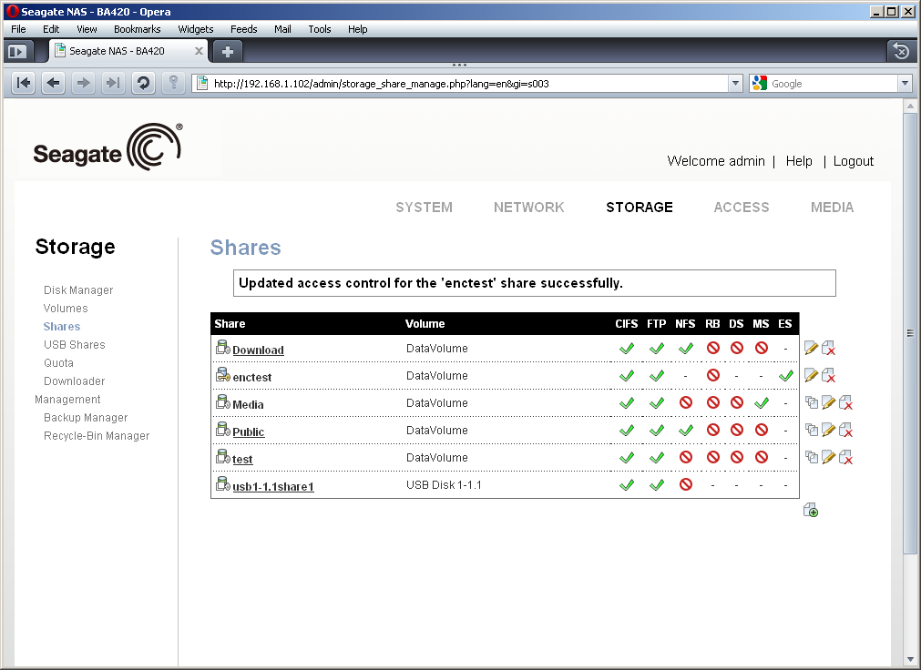 Seagate BlackArmor NAS 420