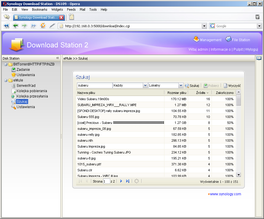 Synology DS109