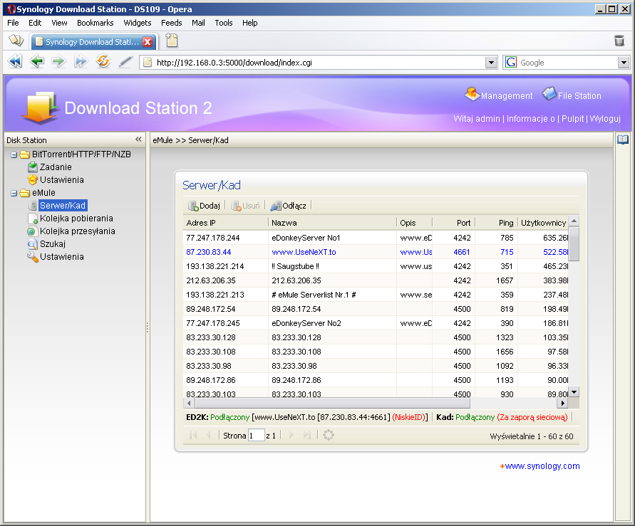 Synology DS109