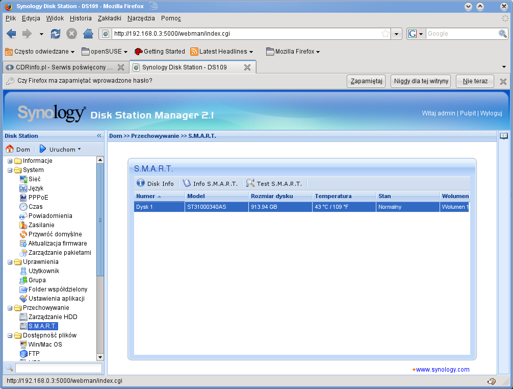 Synology DS109