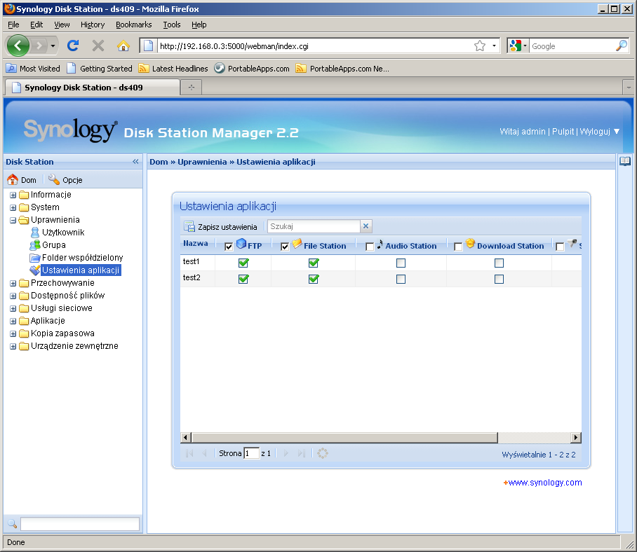 Synology DS409slim