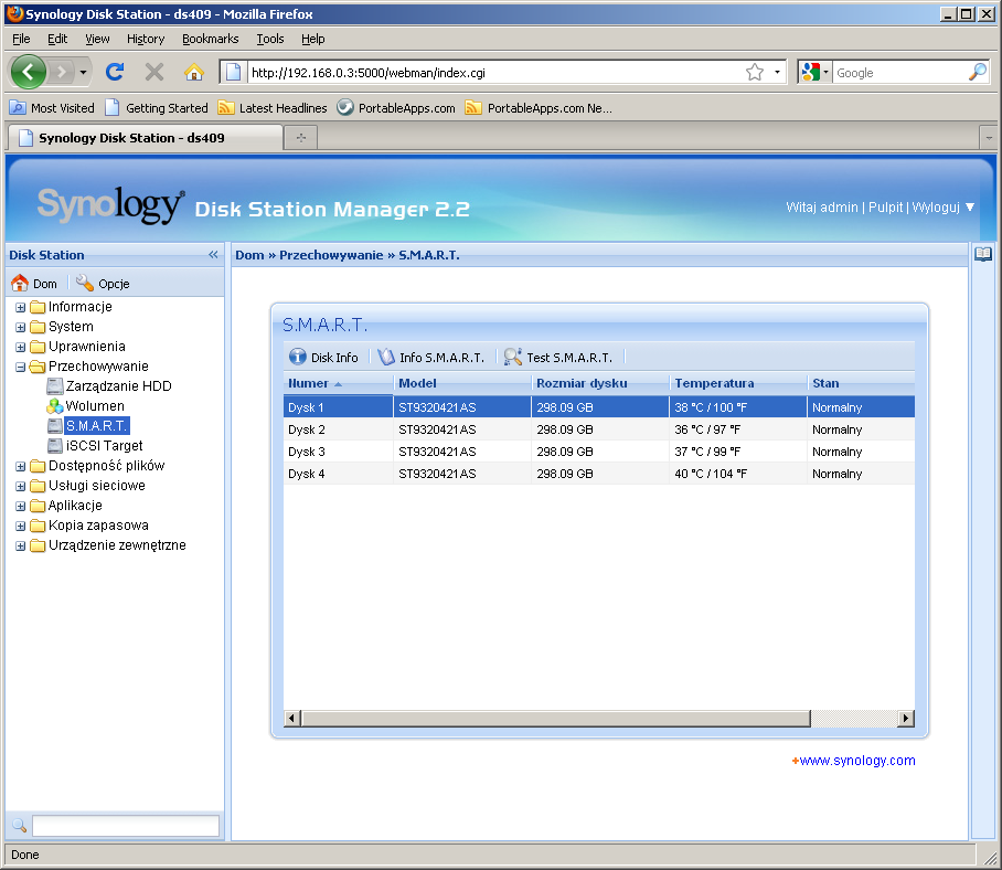 Synology DS409slim