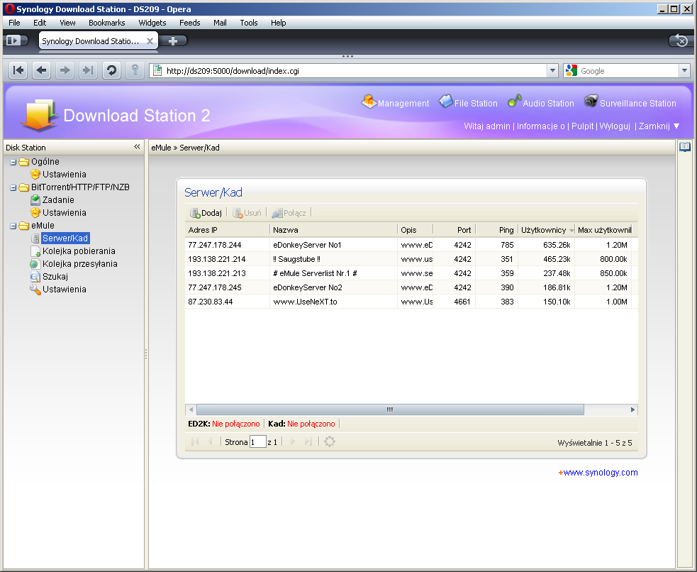 Synology DS209+II