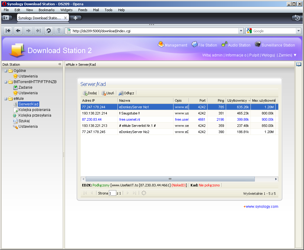 Synology DS209+II