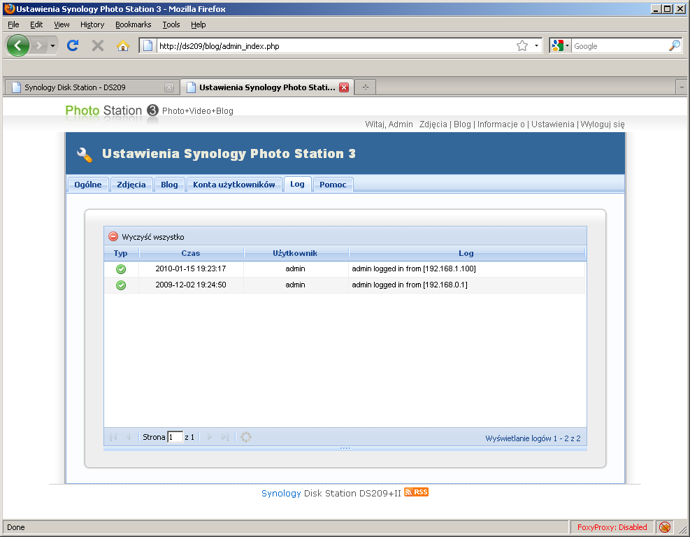 Synology DS209+II